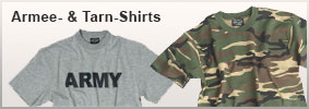 Armee- & Tarn-Shirts
