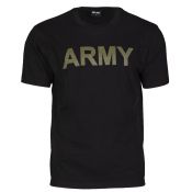 T-Shirt Army, schwarz 