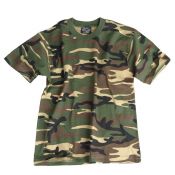 US Army Kinder-T-Shirt, woodland 