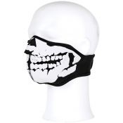 Neopren Gesichtsschutzmaske Skull, schwarz 