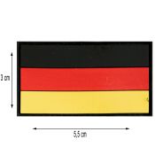 Rubber Patch 3D Deutschland Flagge 
