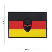 Rubber Patch Flag Germany Skull 