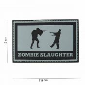 Rubber Patch Zombie Slaughter, grau 
