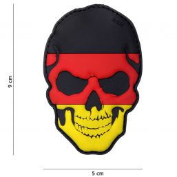 Rubber Patch Skull Germany 